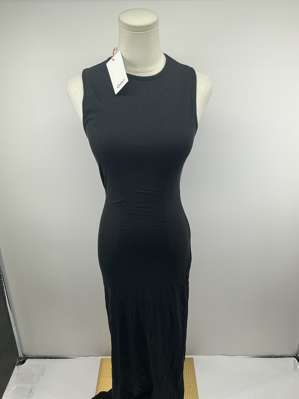 Tencel Rib Knit Tank Midi Dress